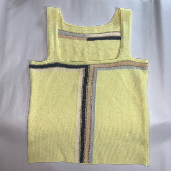 CHANEL size 40 cashmere tank top CRUISE 2001 - Picture 3 of 11